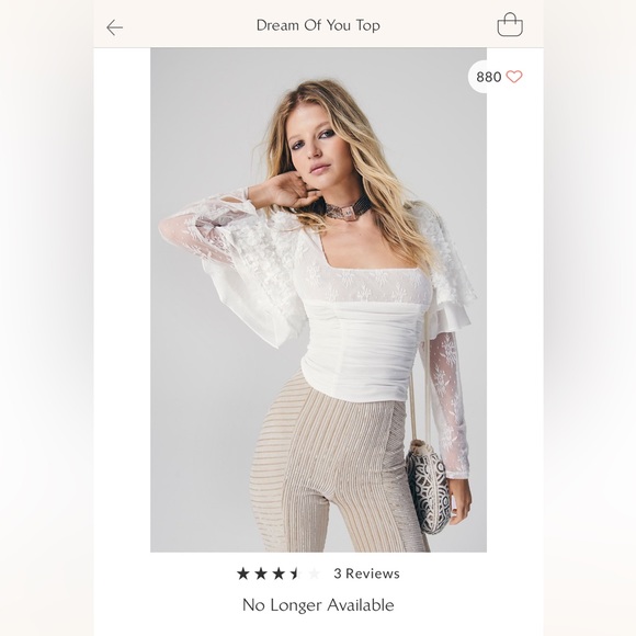 Free people dream of you top XS - Picture 3 of 7